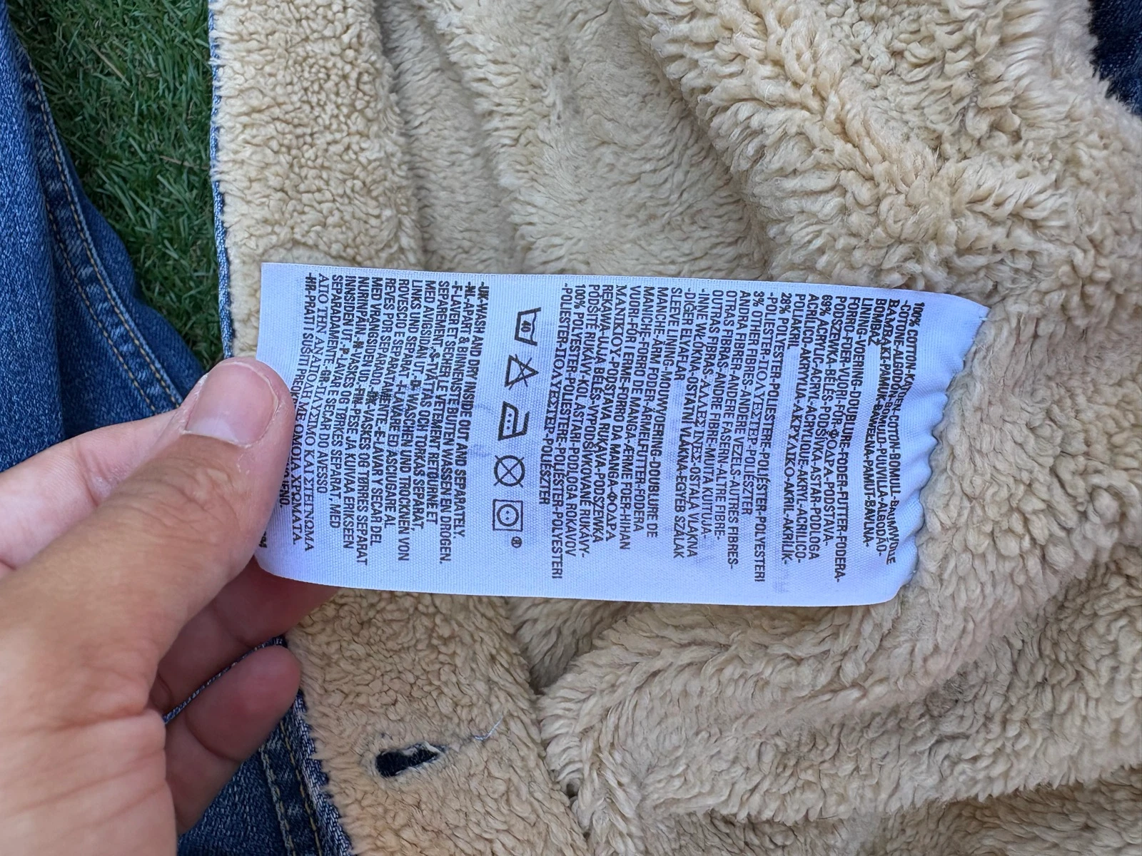 Veste en jean Lévis  – photo 10